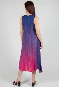 Estrella Dress in Lapiz and Barbie