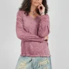 Europa Long Sleeve T in Plum