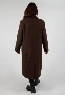 Evening Coat in Original Brown Minature Check