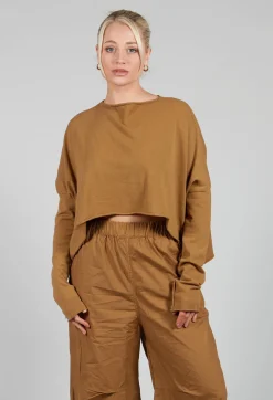 Externo Jumper in Dried Tobacco