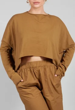 Externo Jumper in Dried Tobacco