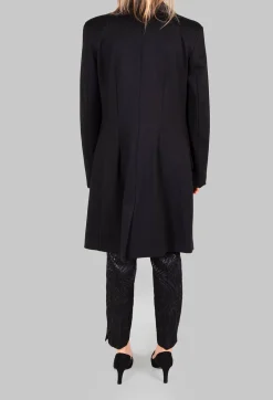 Extra Longline Jacket in Black