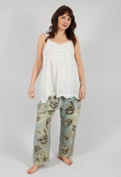Eyelet Clementine Tank in True