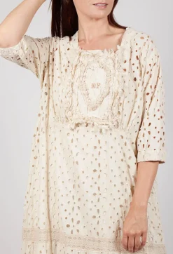 Eyelet Haru Dress in Moonlight