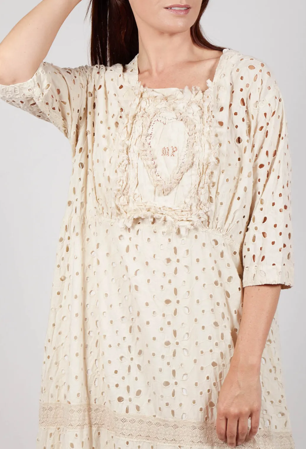 Eyelet Haru Dress in Moonlight