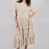 Eyelet Heeren Dress in Moonlight