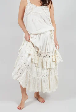 Eyelet Pissarro Skirt in True