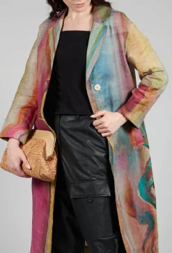 Fame Coat In Aquarrell