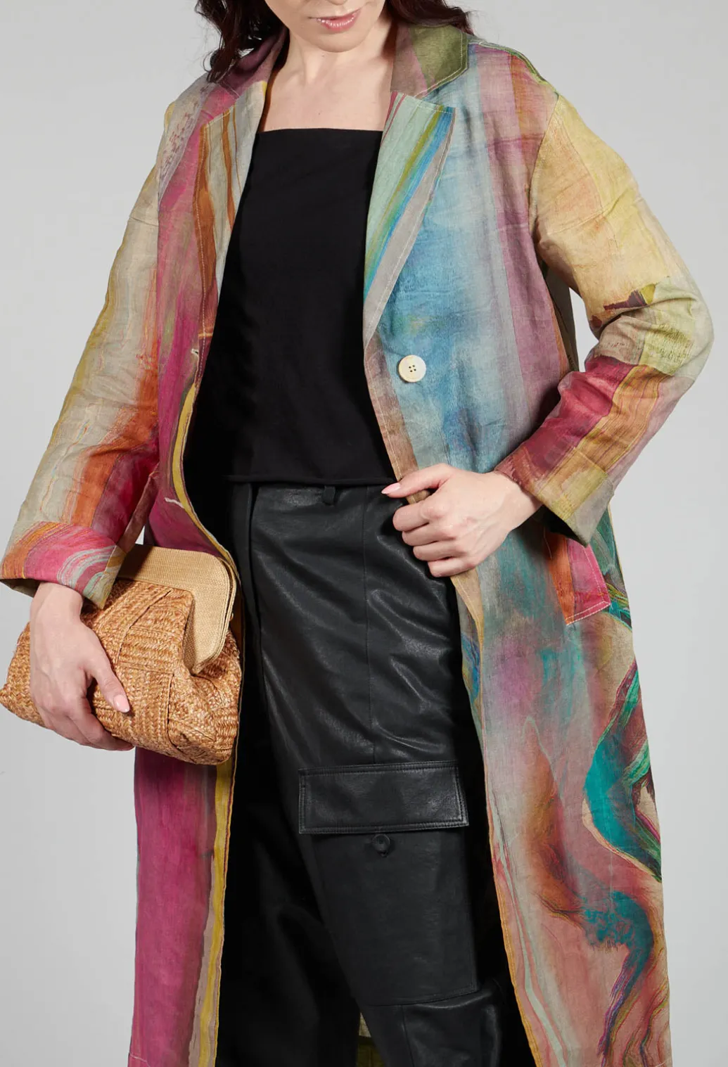 Fame Coat In Aquarrell