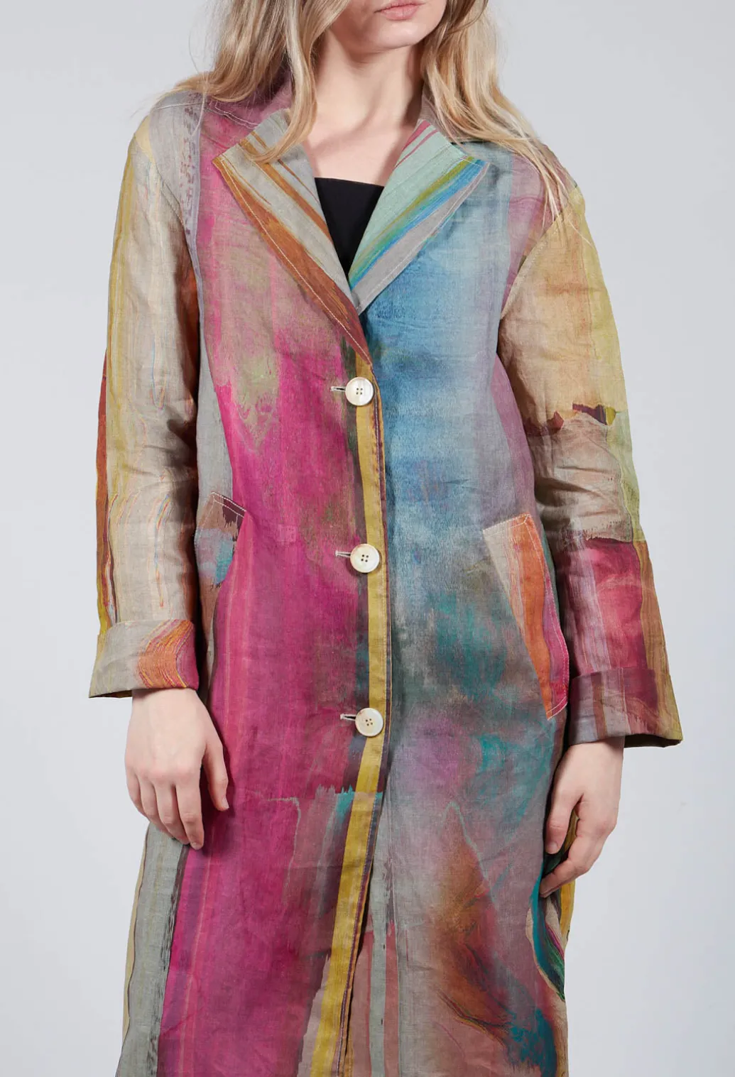 Fame Coat In Aquarrell