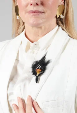 Feather Pin in Original Black