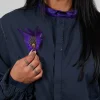 Feather Pin in Original Purple