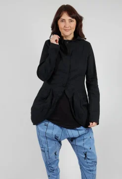 Feature Pocket Jacket in Black