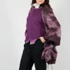 Felted Cape in Purple