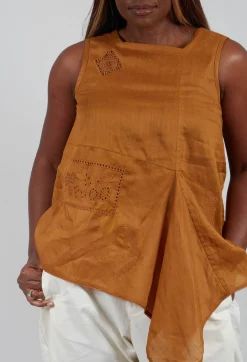 Fictitious Top in Mustard