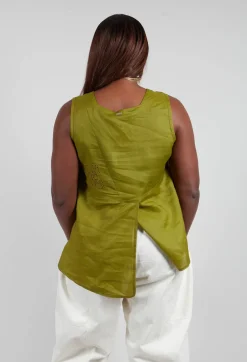 Fictitious Top in Olive Green