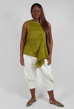 Fictitious Top in Olive Green