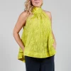 Fil Coupè Top in Apple Green