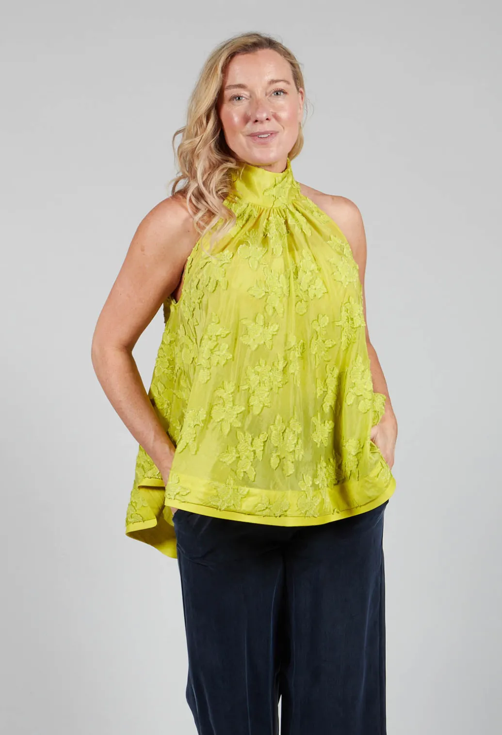 Fil Coupè Top in Apple Green