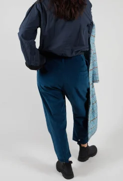 Fine Cord Trousers in Blue