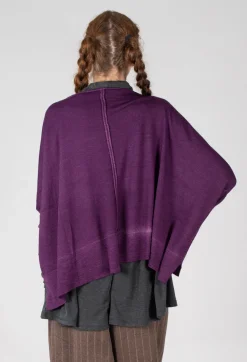 Fine Knit Jumper in Purple