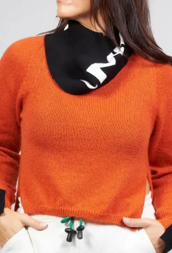 Fine Knit Jumper in Salgemma Orange
