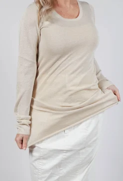 Fine Knit T-Shirt in Galaxy Sparkle