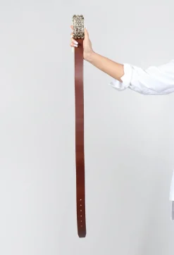 Fiore Belt in Brown