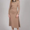 Fit Dress in Camel
