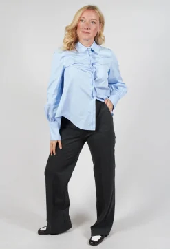 Fit Trousers in Dark Grey
