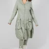 Fitted Coat with Cargo Pockets in Defender