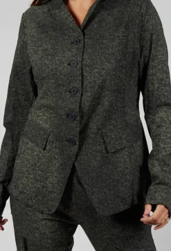 Fitted Jacket in Camp Print