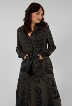 Fitted Jacket in Jungle Big Print