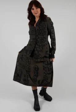 Fitted Jacket in Jungle Big Print