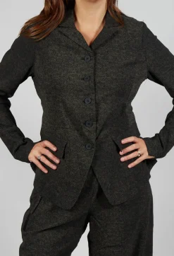 Fitted Jacket in Jungle Print