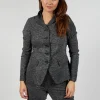 Fitted Jacket in Rock Print
