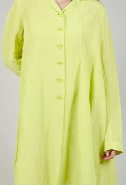 Flared Hem Tailored Coat in Sun