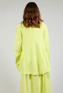Flared Hem Tailored Jacket in Sun