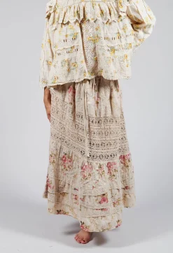 Floral Ada Lovelace Skirt in Victoria