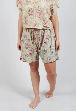 Floral Printed Khloe Shorts in Rosehip Tea