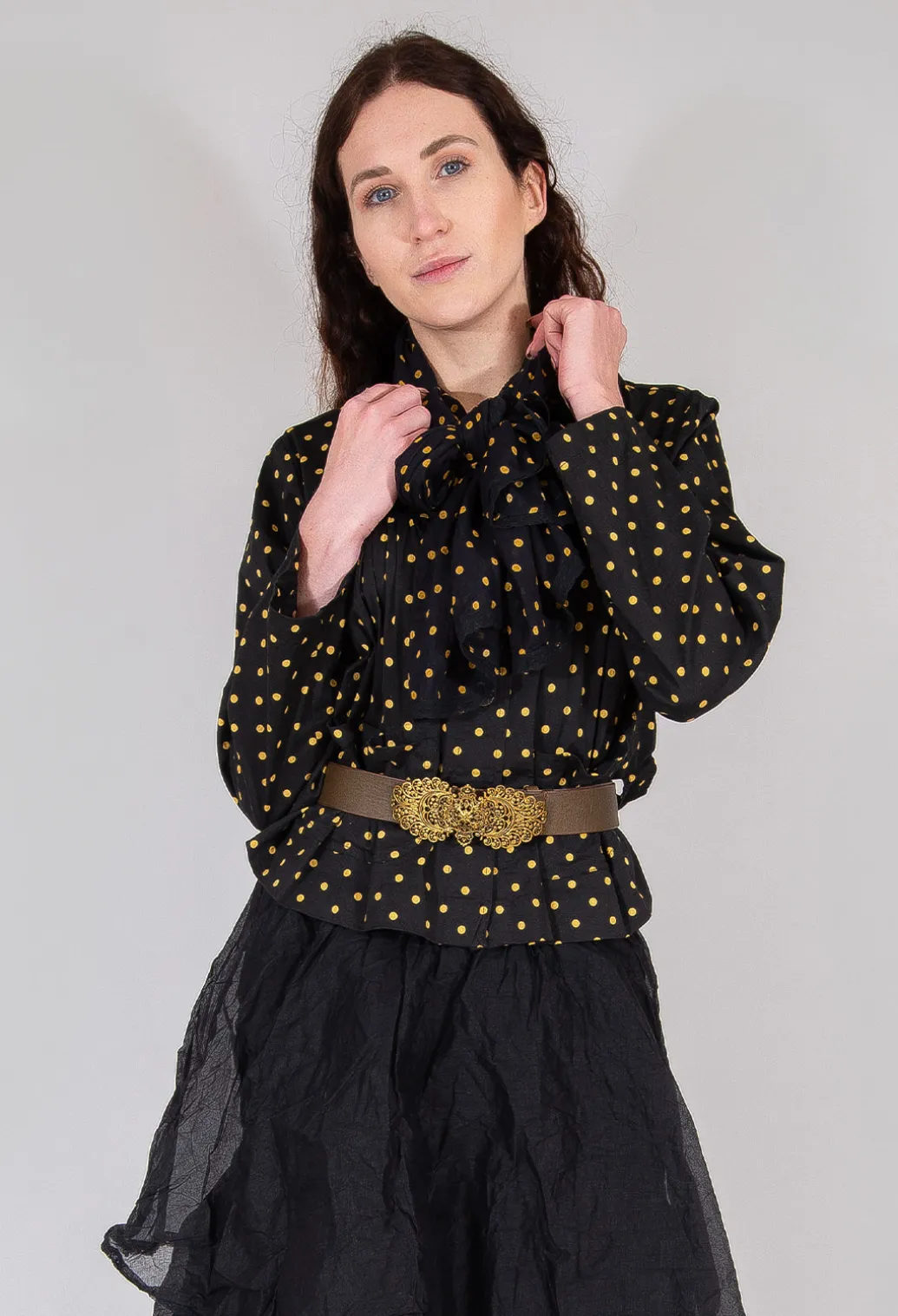 Florie Jacket in Large Spot Bronze