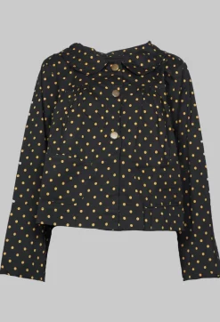 Florie Jacket in Large Spot Bronze