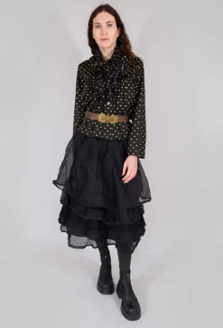 Florie Jacket in Large Spot Bronze