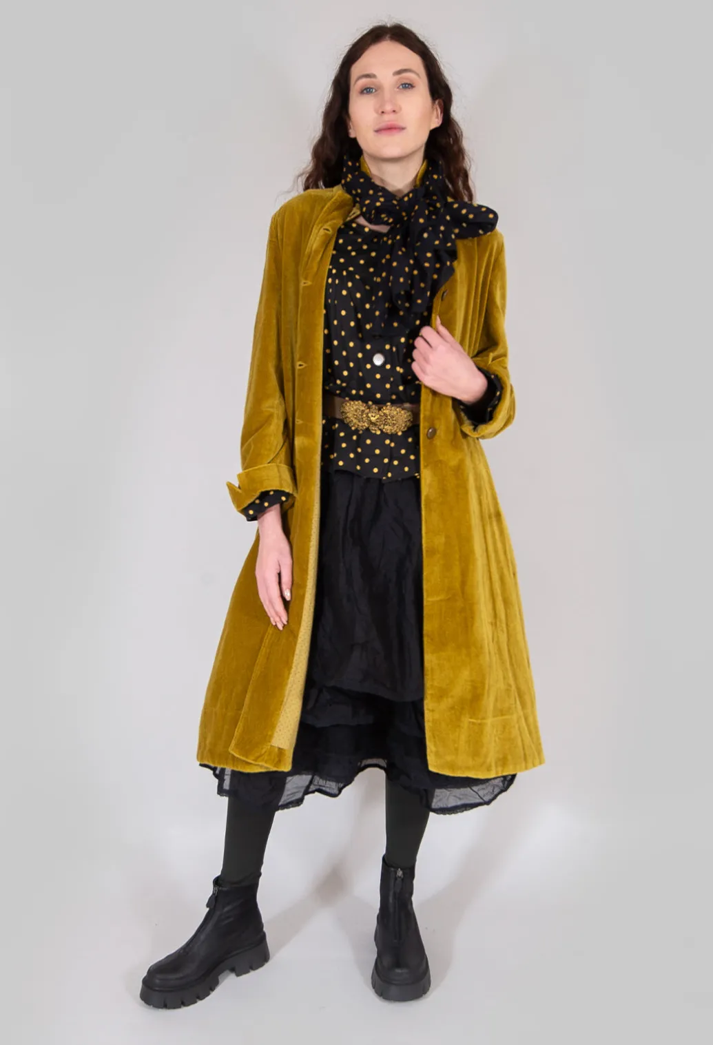 Florie Jacket in Large Spot Bronze