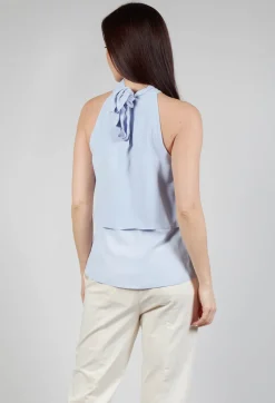 Flounce Top in Hokusay Blue