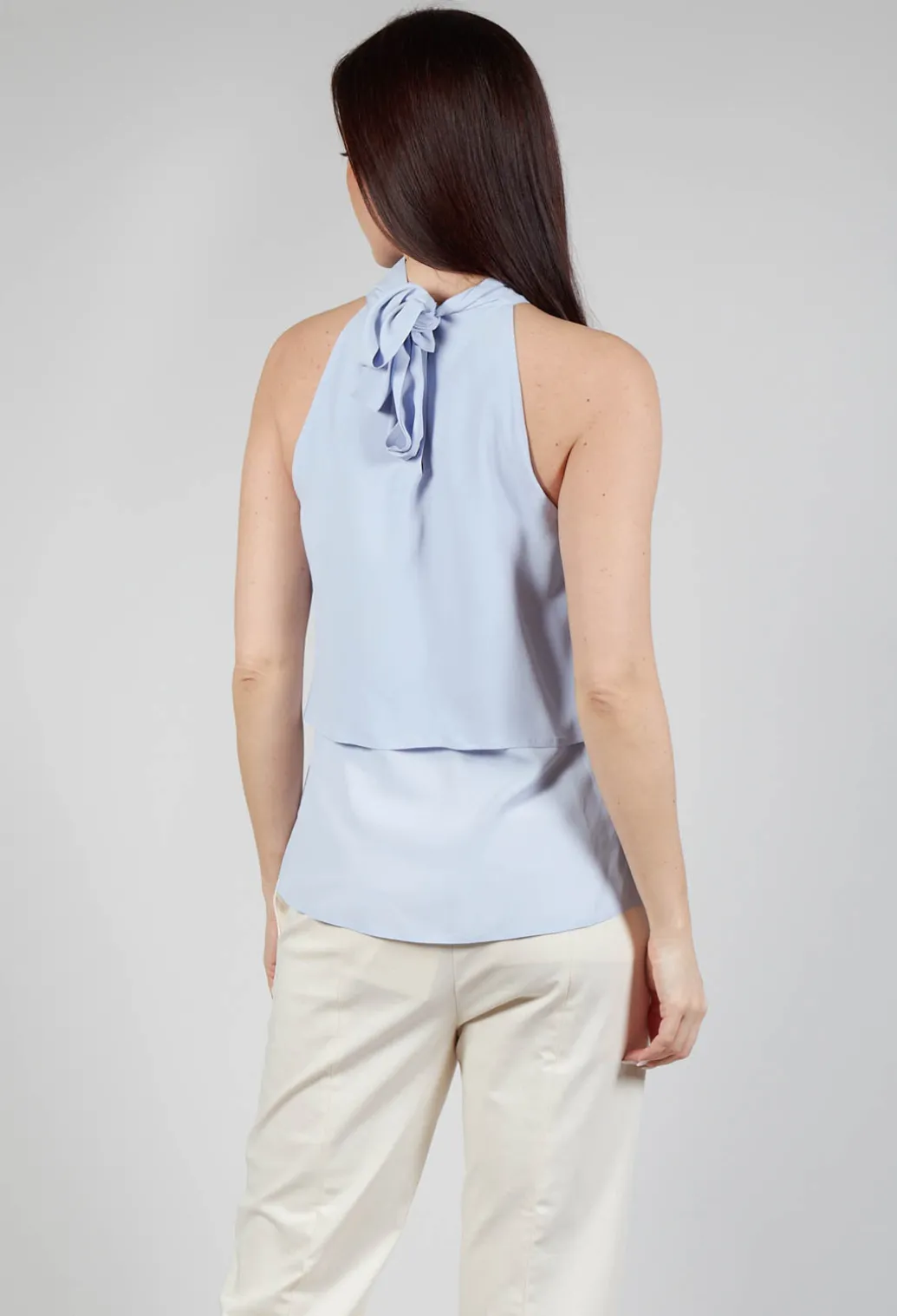 Flounce Top in Hokusay Blue