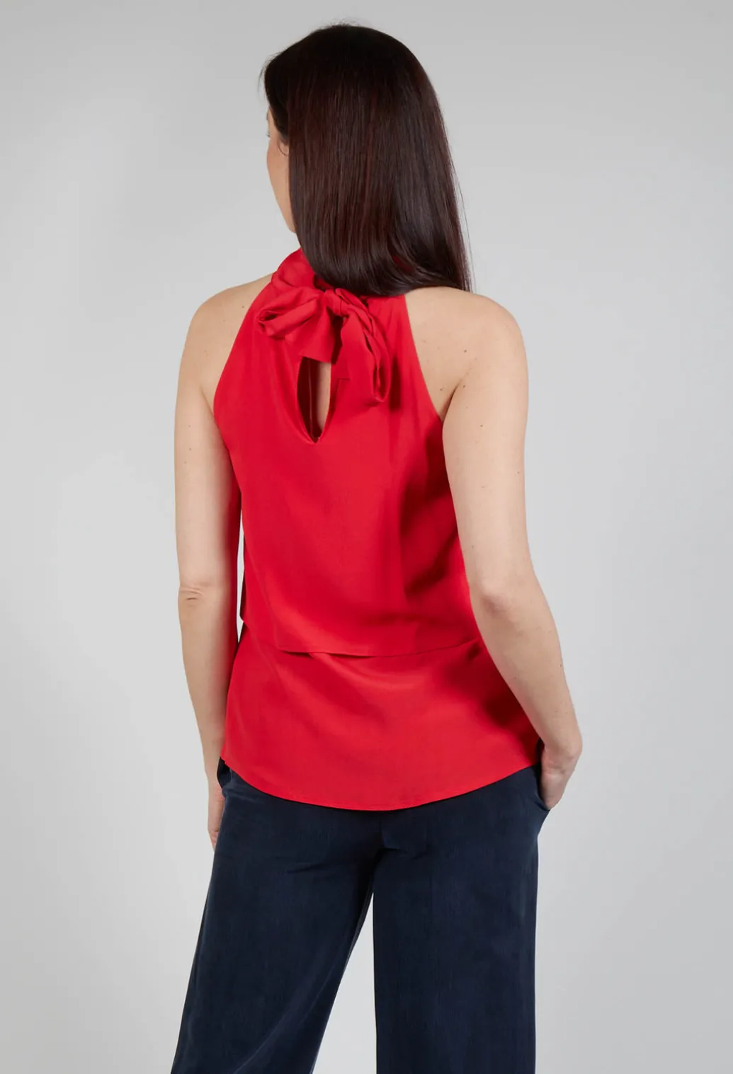 Flounce Top in Red