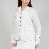 Flower Print Jacket in Starwhite