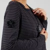 Flower Shape Beaded Accessory Patch in Black