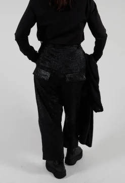 Fluid Big Trousers in Black